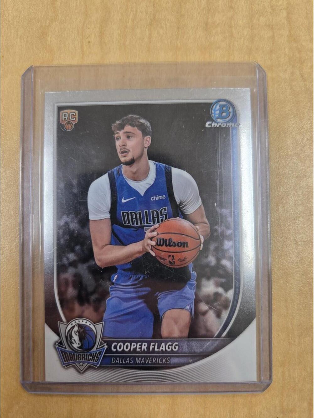 2025-26 Bowman Chrome Cooper Flagg Rookie RC Refractor #BCV-1 Dallas Mavericks